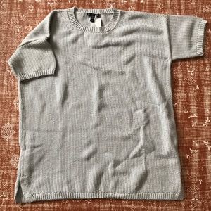 Eileen Fisher Organic Cotten-Linen Tunic Sweater